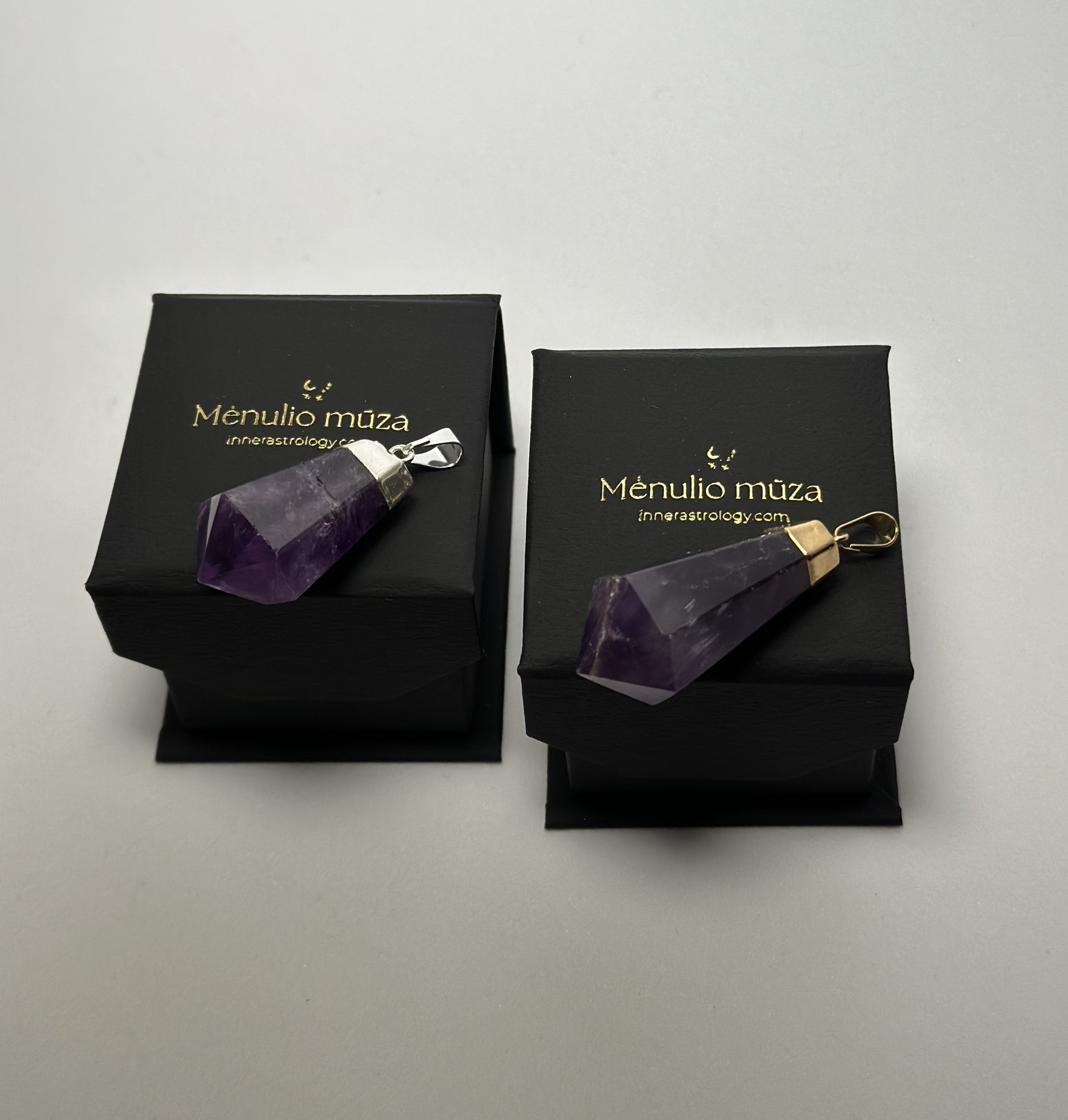 Ametisto pakabukas (silver)