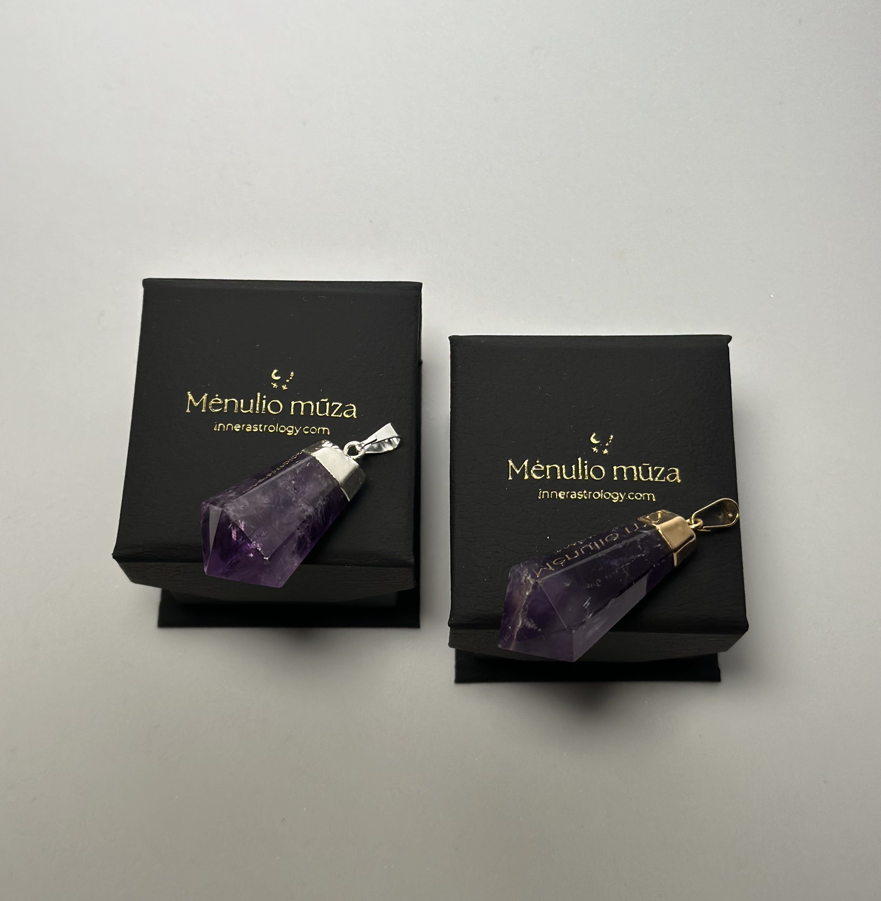 Ametisto pakabukas (silver)