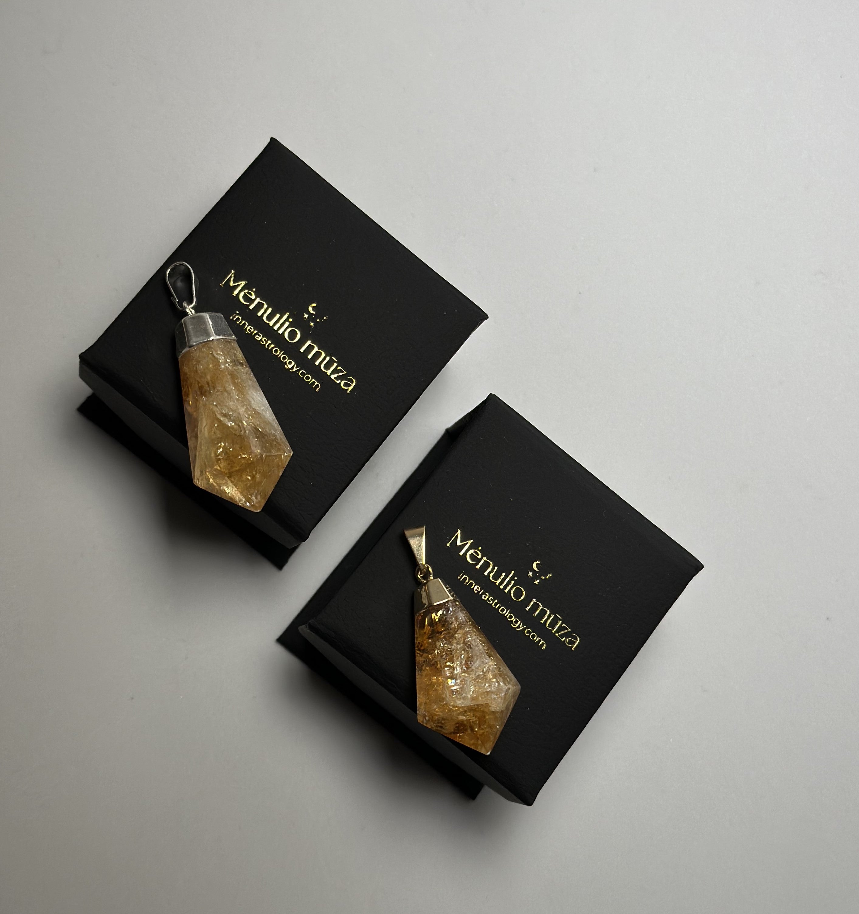 Citrino pakabukas (gold)