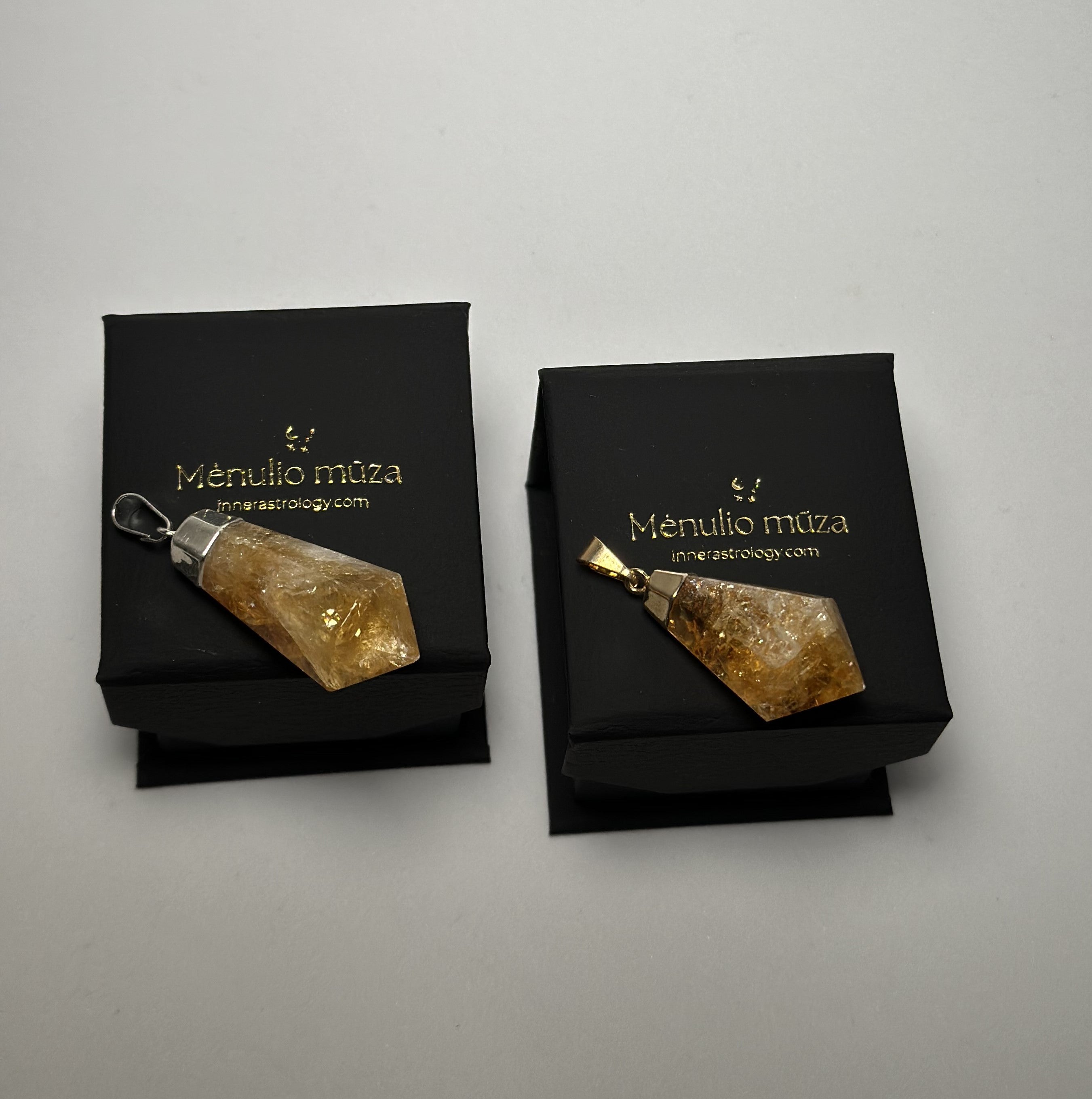 Citrino pakabukas (gold)