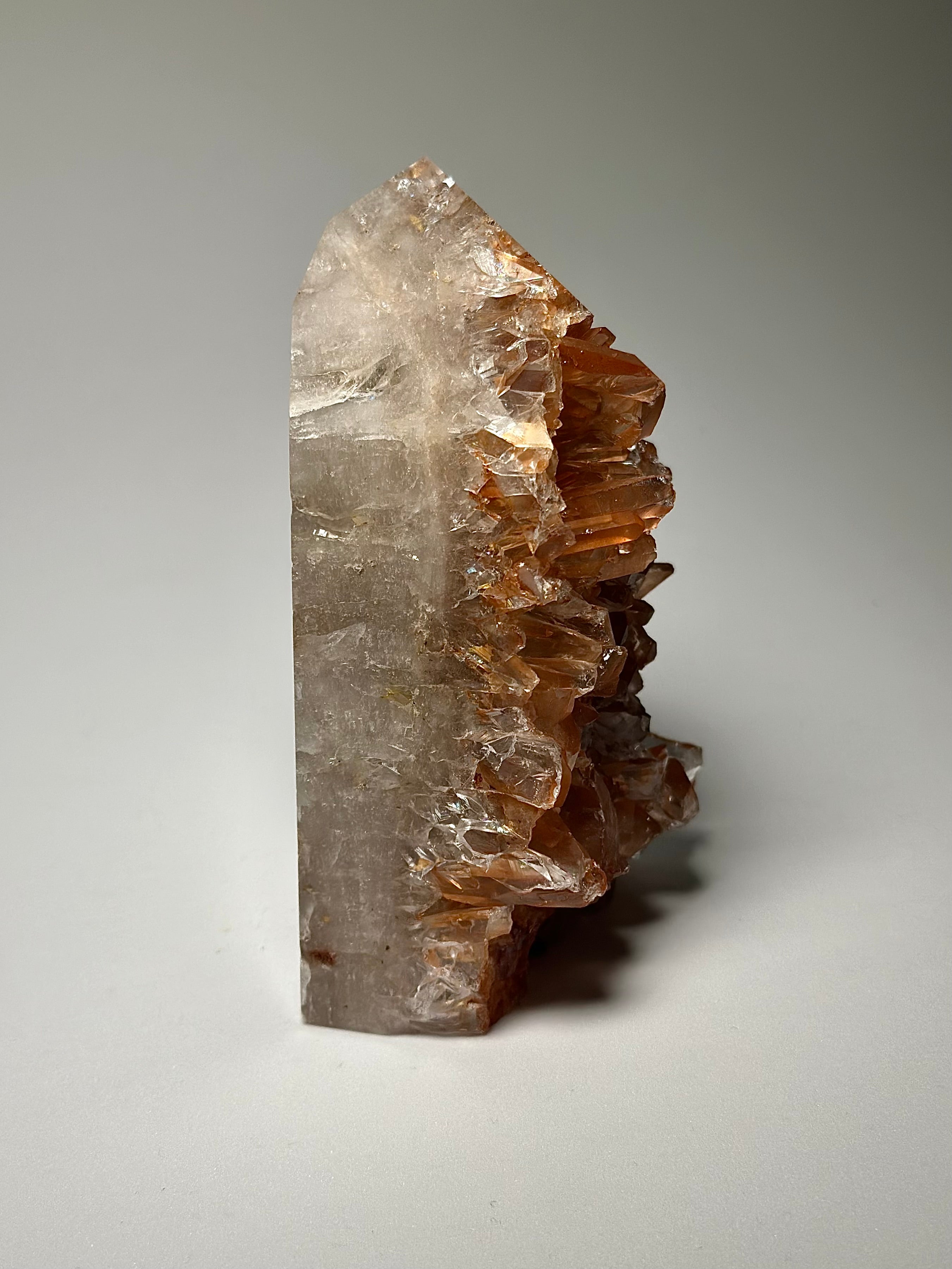 Tangerine Quartz bokštas (Mandarinų kvarcas) 715g.