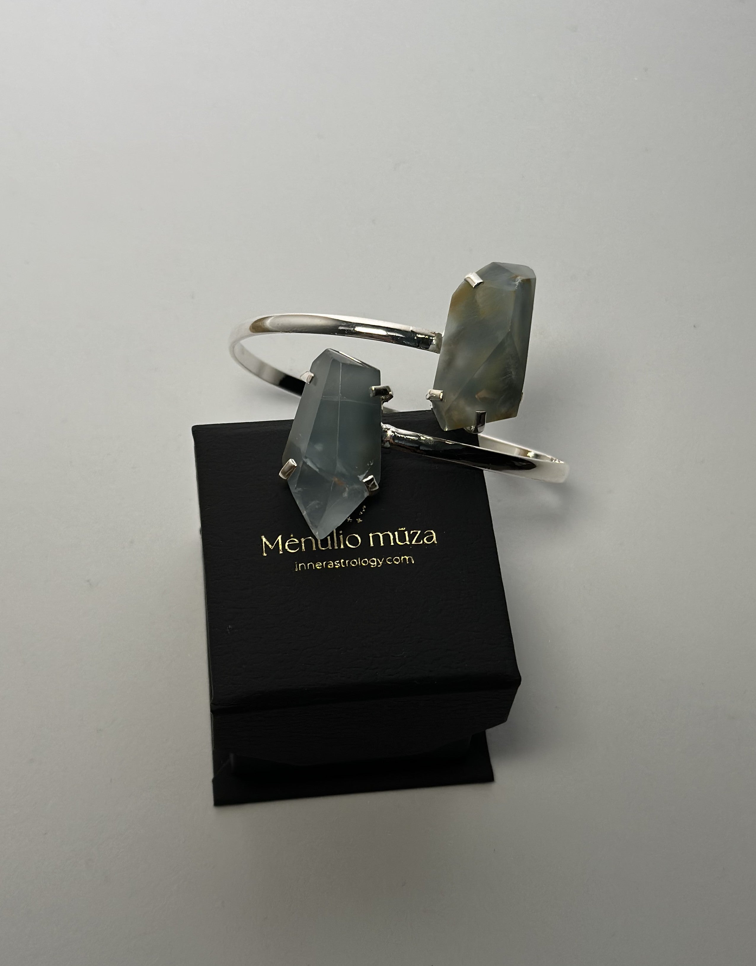 Blue Tara kvarco apyrankė (silver)