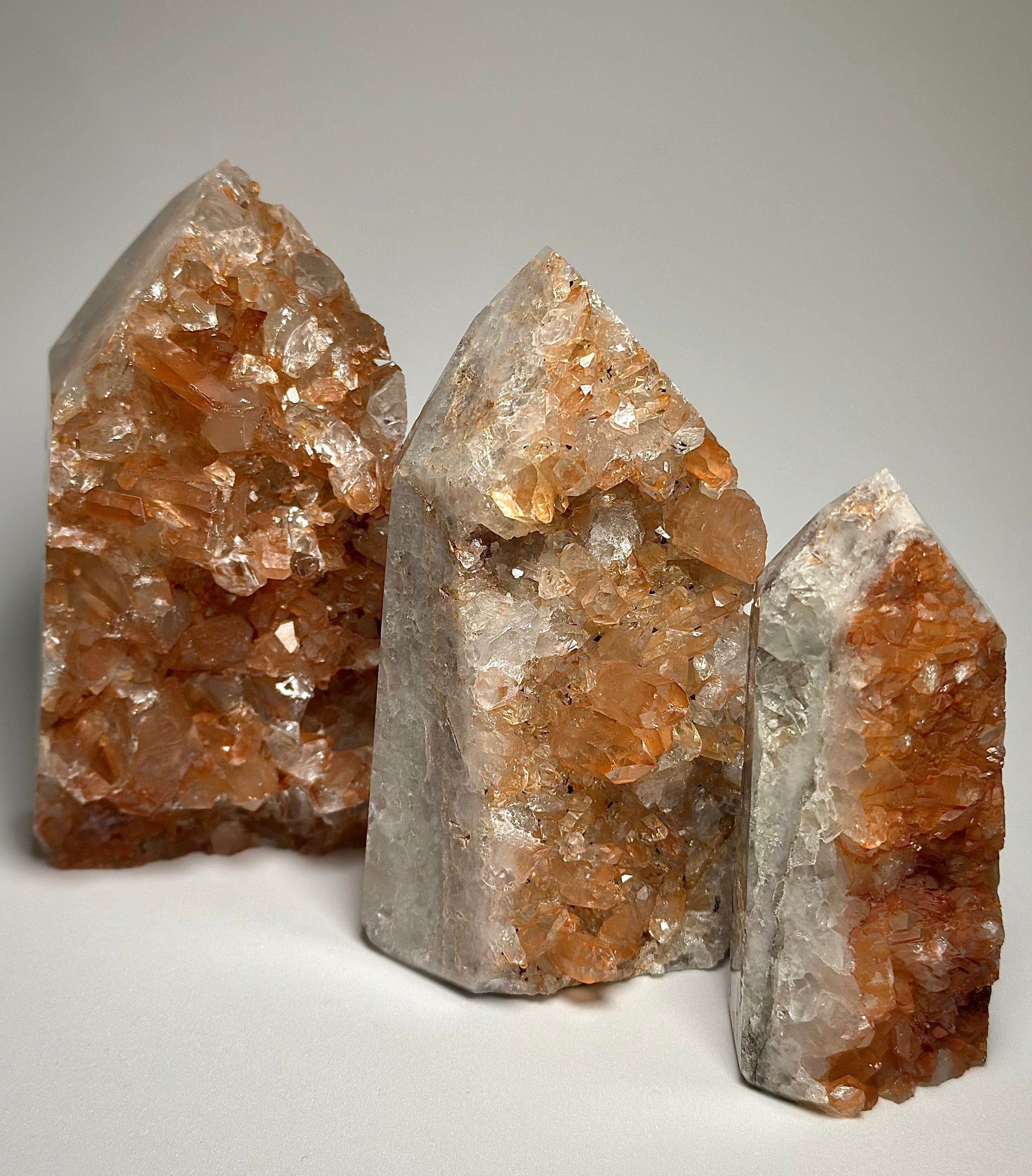 Tangerine Quartz bokštas (Mandarinų kvarcas) 180g.